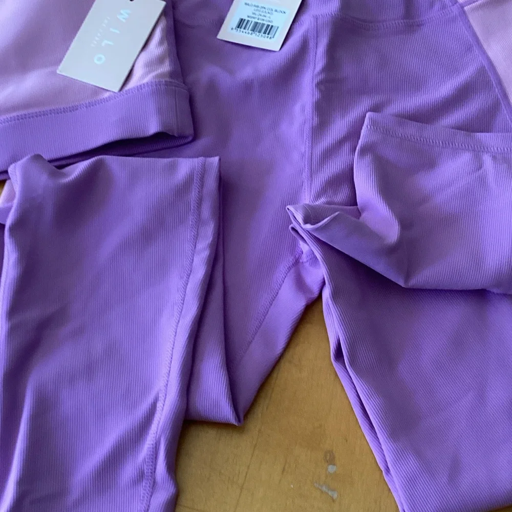 Willow Lavender Seamless Sports 2pc outfit Light Purple - Picture 6 of 6